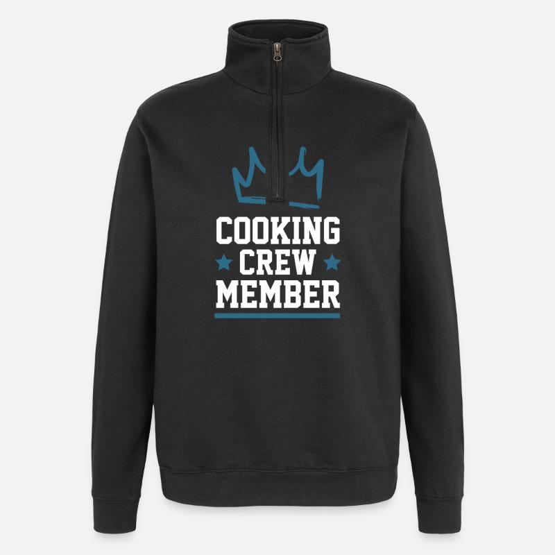 Cooking Crew - Quarter-Zip Sweatshirt - black
