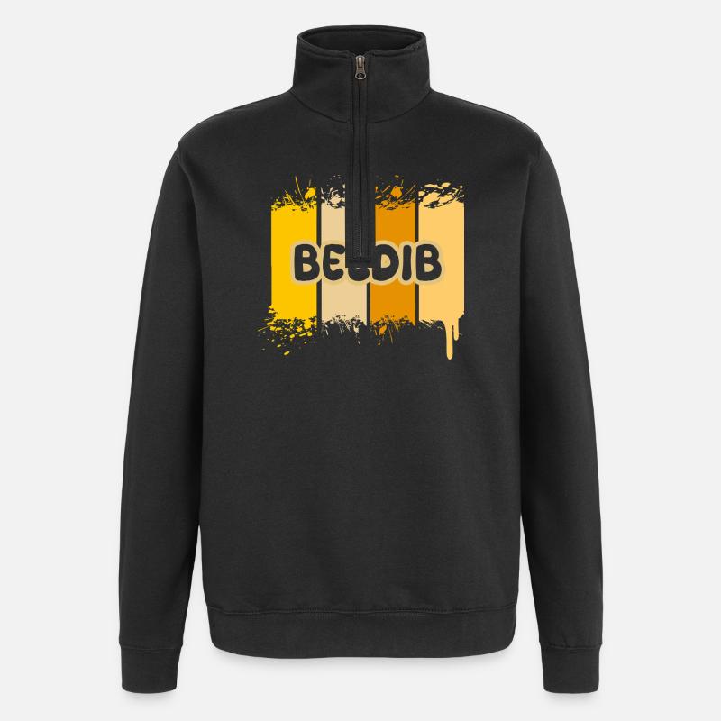 Beldib - Sweat à zip 1/4 - noir