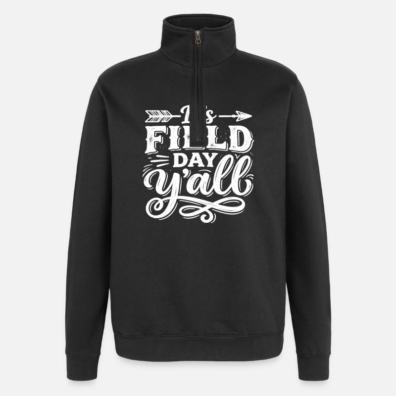 Its Field Day Y'all - Quarter-Zip Sweatshirt - black