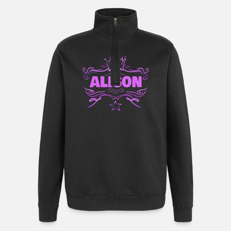 Mrs. Alison - Quarter-Zip Sweatshirt - black