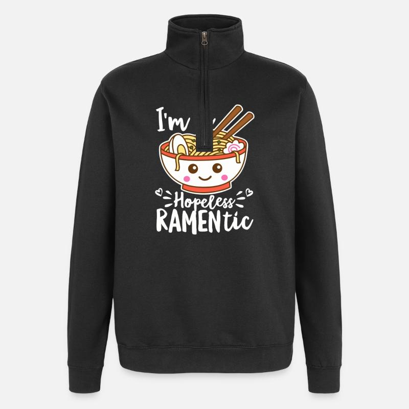Hopeless Ramentic Ramen Bowl - Quarter-Zip Sweatshirt - black