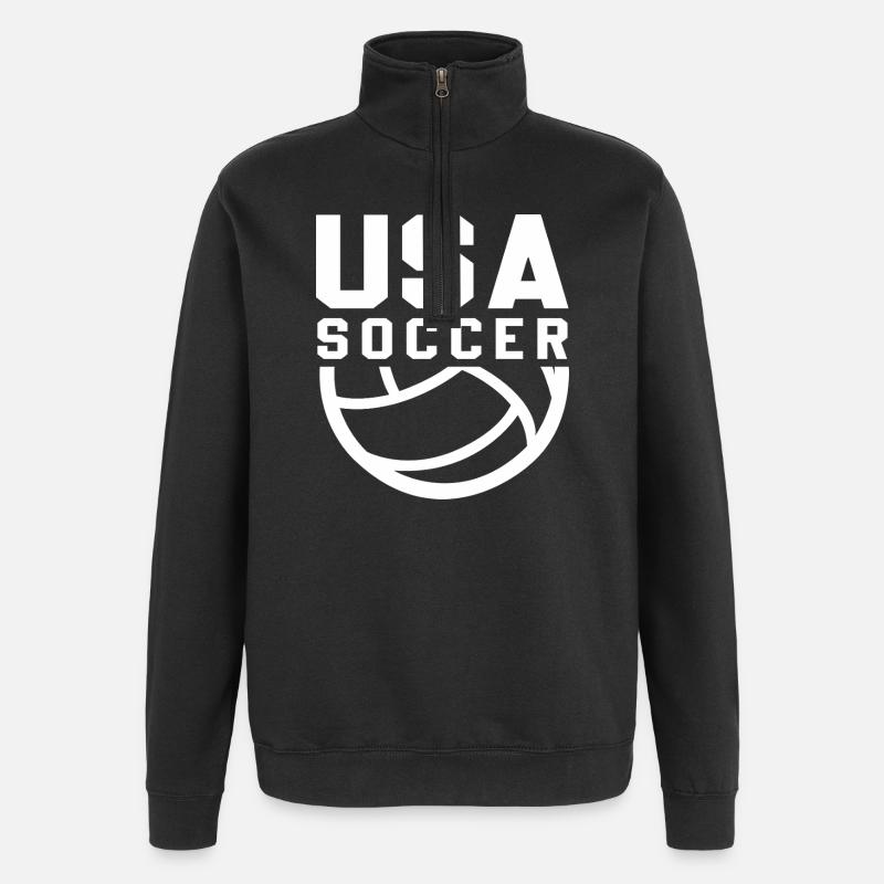 USA Soccer - Quarter-Zip Sweatshirt - black