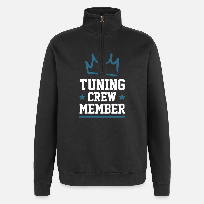 Tuning Crew - Quarter-Zip Sweatshirt - black