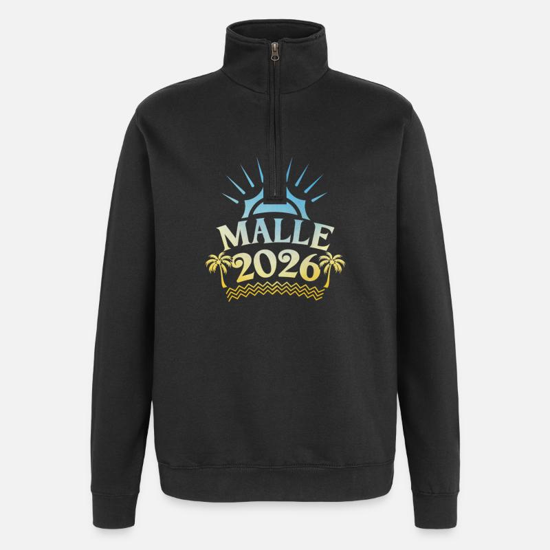 Malle 2026 Multicoloured - Quarter-Zip Sweatshirt - black