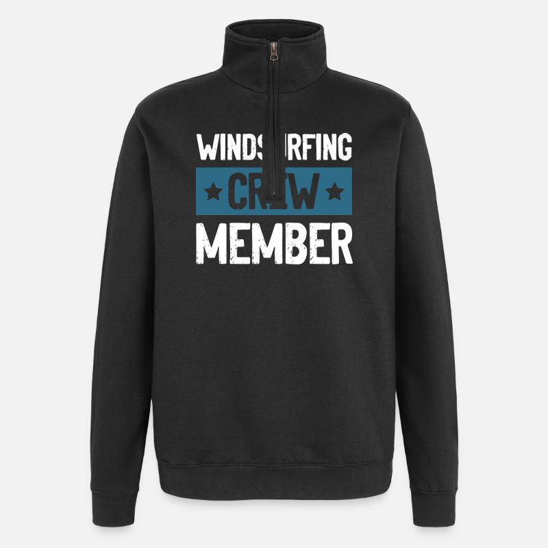 Wrestling Crew - Quarter-Zip Sweatshirt - black