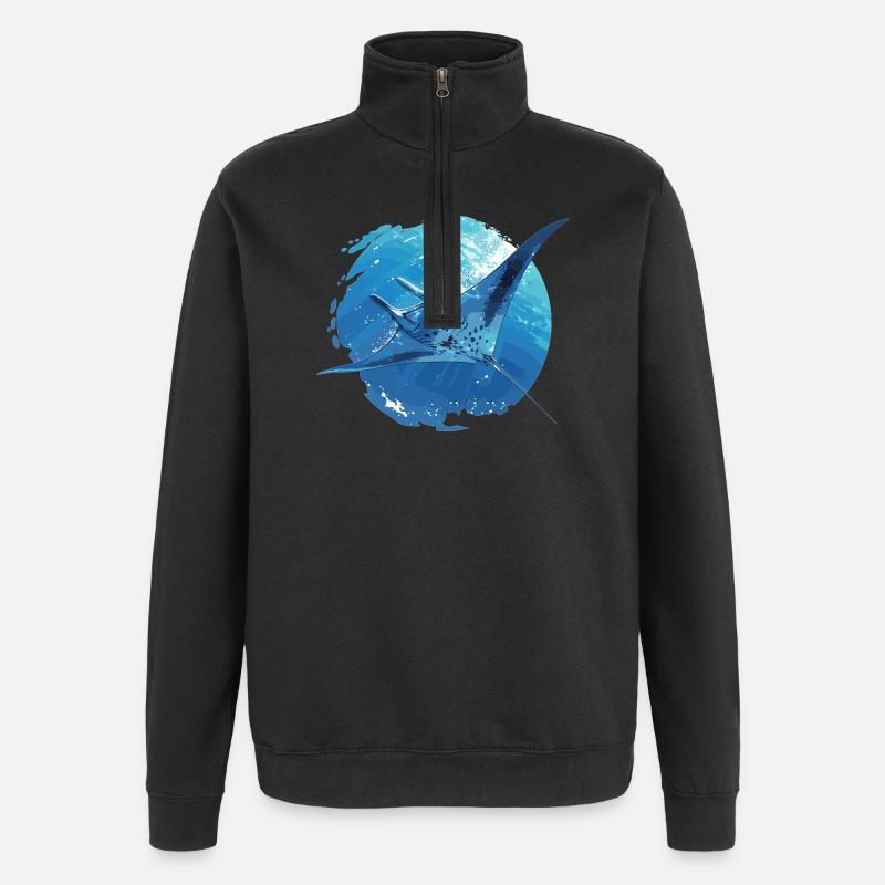 Rays Manta Rays - Quarter-Zip Sweatshirt - black