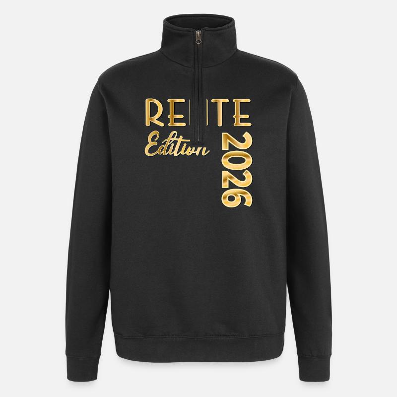 Dons pour les pensionnés 2026 - Sweat à zip 1/4 - noir