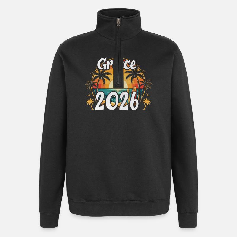 Ibiza 2026 - Quarter-Zip Sweatshirt - black