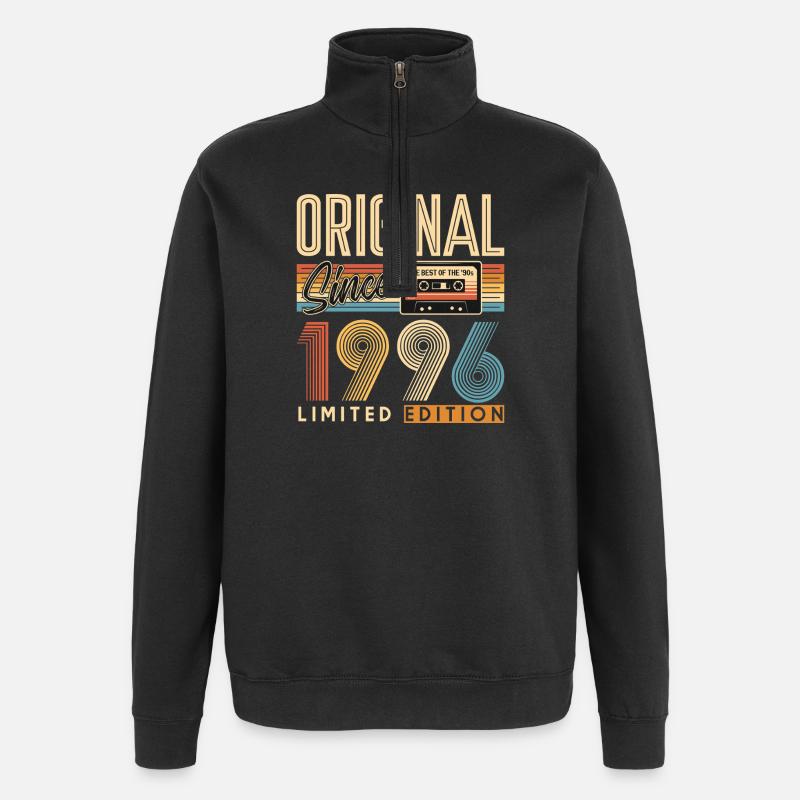 30th birthday, 30 years - Quarter-Zip Sweatshirt - black