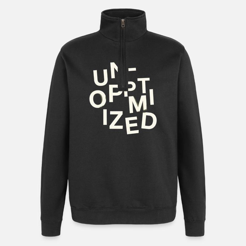 Unoptimized Original - Quarter-Zip Sweatshirt - black