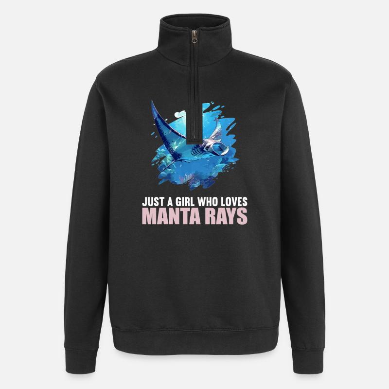 Rays Manta Rays - Quarter-Zip Sweatshirt - black
