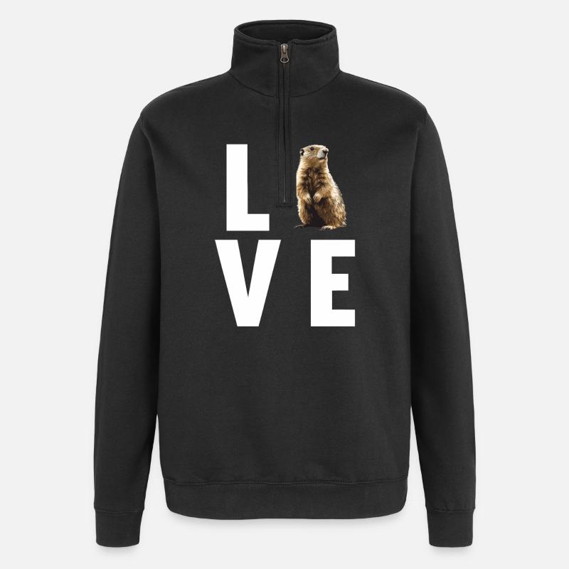 Marmots Groundhog - Quarter-Zip Sweatshirt - black