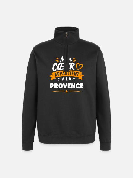 Fleuriste Géniale Édition Limitée - Sweat à zip 1/4 - noir