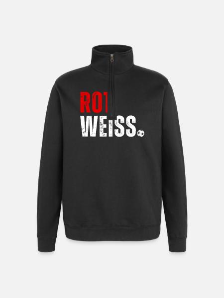 Essen, meine Stadt! - Quarter-Zip-Sweatshirt - Schwarz