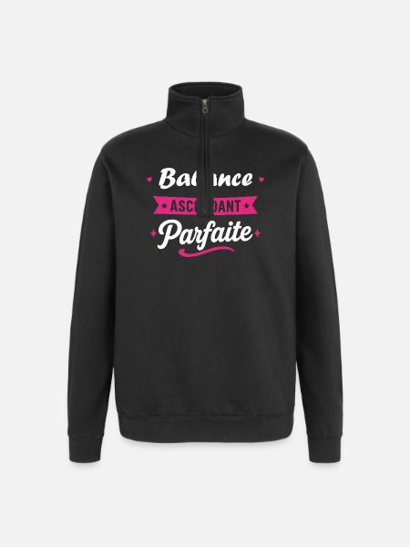 Balance Ascendant Parfaite - Sweat à zip 1/4 - noir
