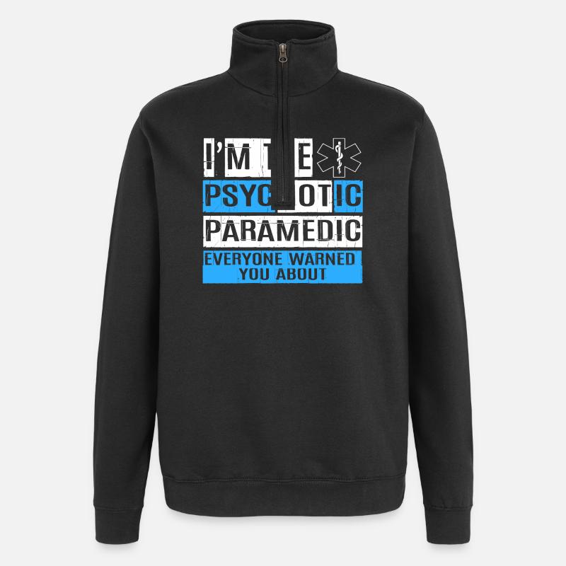 Paramedic - Quarter-Zip Sweatshirt - black
