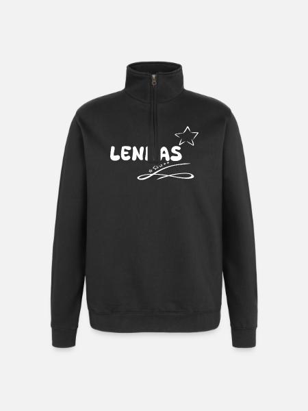 Stars of Lenna - Quarter-Zip Sweatshirt - black