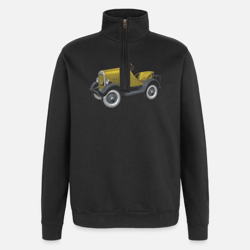 Caisse à savon - Sweat à zip 1/4 - noir