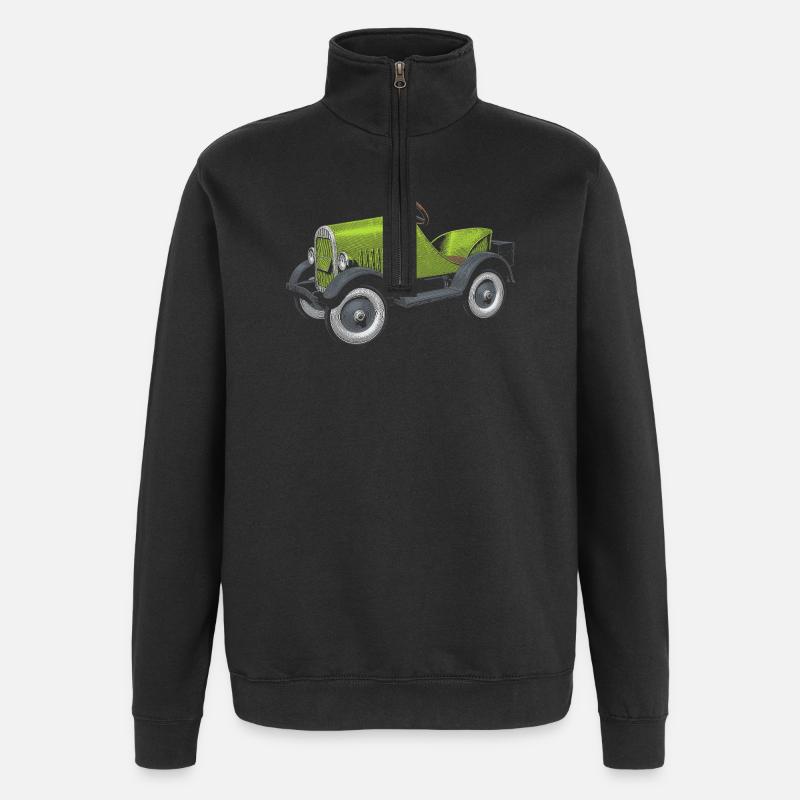Seifenkiste - Quarter-Zip-Sweatshirt - Schwarz