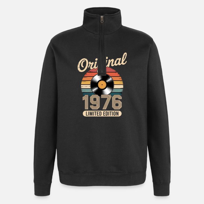 Edition limitée 1976 - Sweat à zip 1/4 - noir