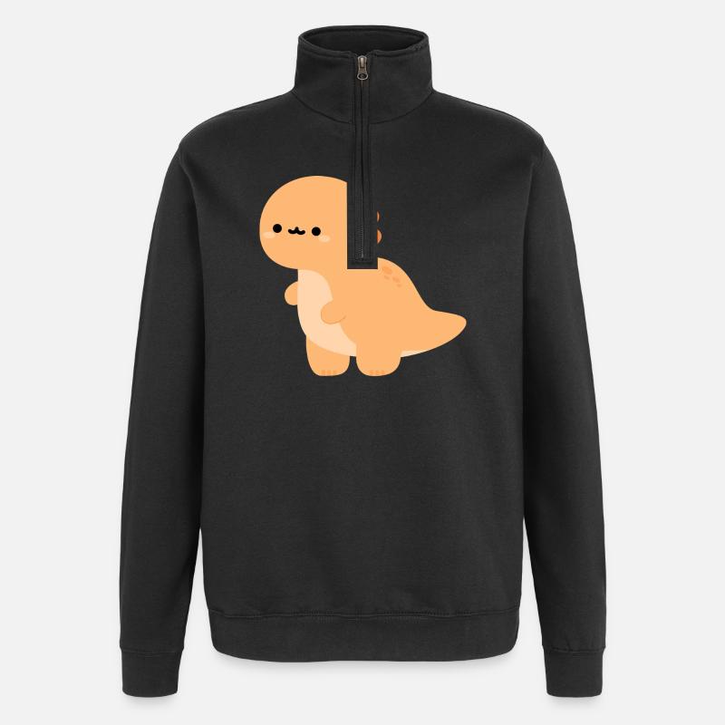 Bébé Tyrannosaurus rex Teddy - Sweat à zip 1/4 - noir