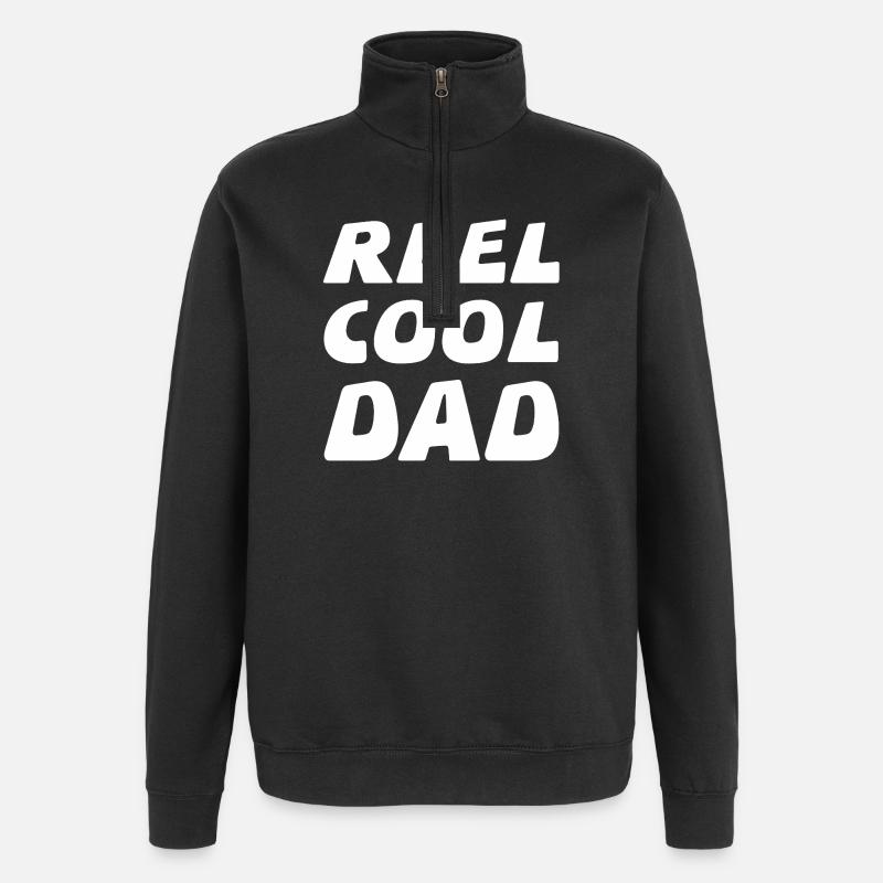 Père - Sweat à zip 1/4 - noir