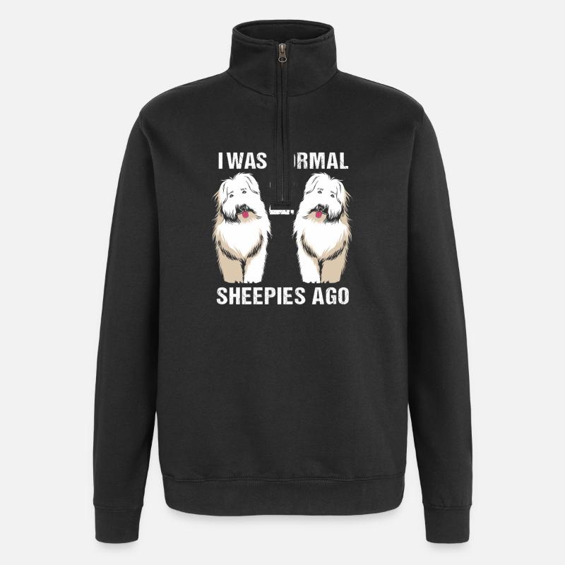Berger anglais - Sweat à zip 1/4 - noir