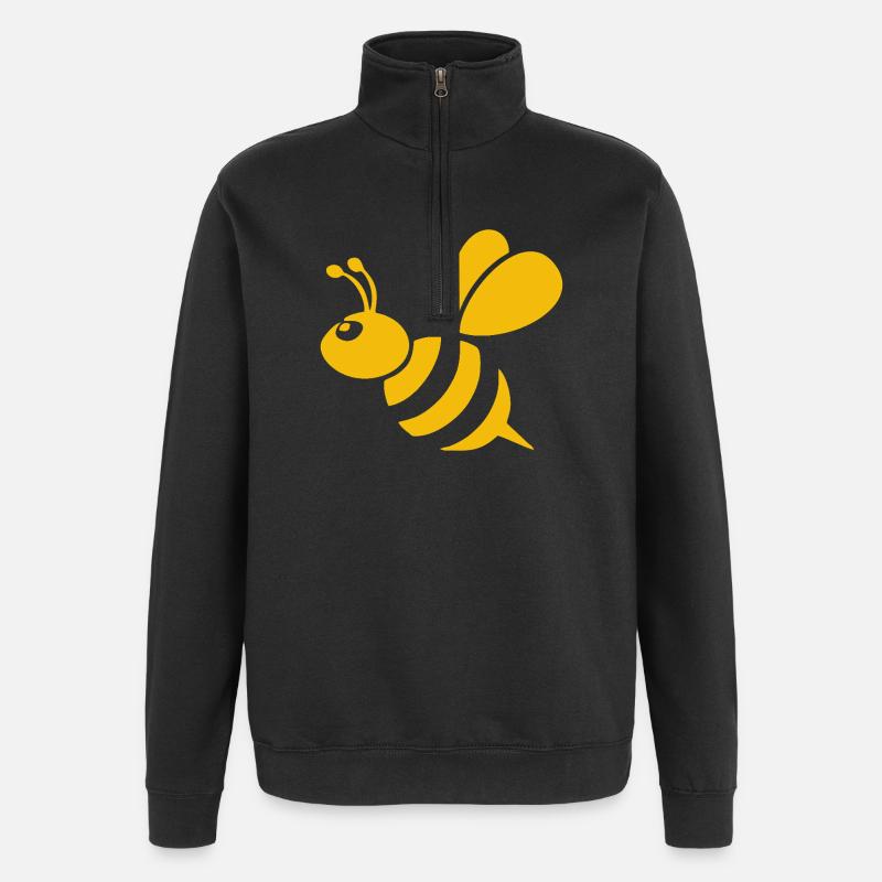 Baker - Quarter-Zip Sweatshirt - black