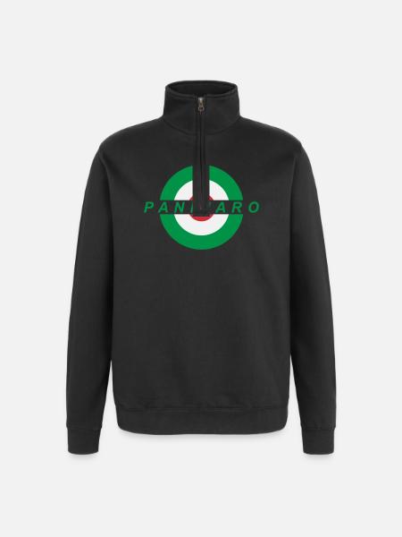 Paninaro - Quarter-Zip Sweatshirt - black