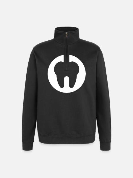 Tooth, Dentist, Dental Practice - Quarter-Zip Sweatshirt - black