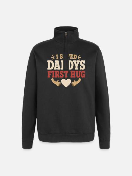Welcome Home, Dad Military Homecoming - Quarter-Zip Sweatshirt - black