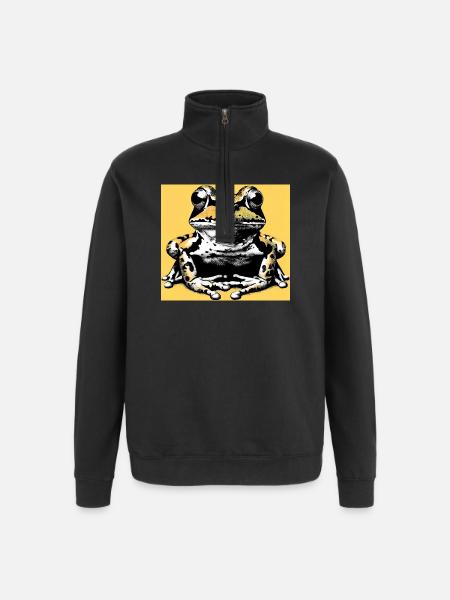 frog - Quarter-Zip Sweatshirt - black