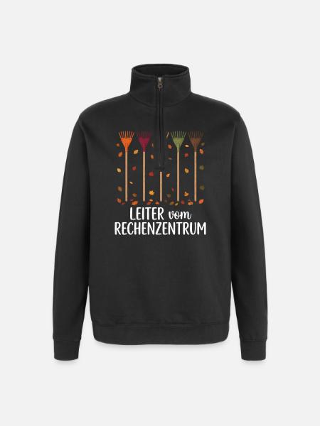 Rechenzentrum Gärtner Garten Gartenarbeit - Quarter-Zip-Sweatshirt - Schwarz