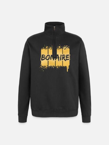 Bonaire - Quarter-Zip Sweatshirt - black