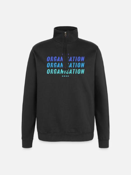 organization - Quarter-Zip Sweatshirt - black