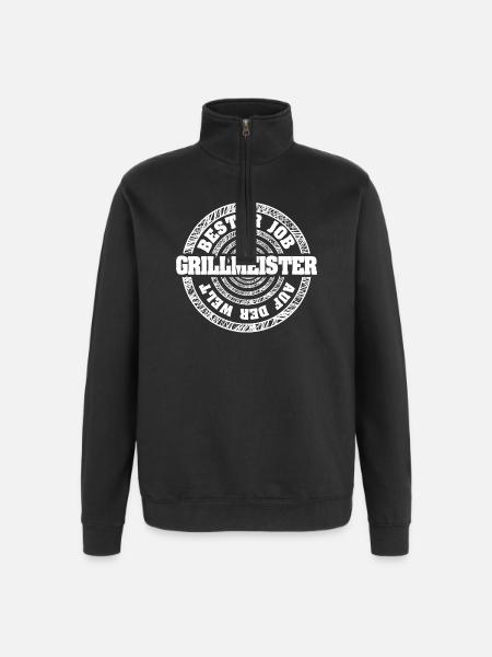 Profession: Grill Master - Quarter-Zip Sweatshirt - black