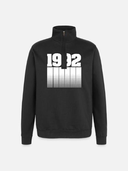 1992 - Quarter-Zip Sweatshirt - black