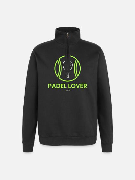 Padel Lover - Quarter-Zip Sweatshirt - black