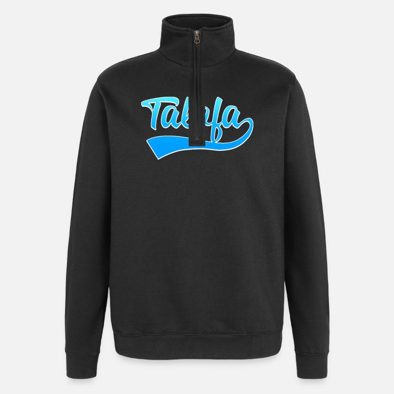 Samoa - Sweat à zip 1/4 - noir