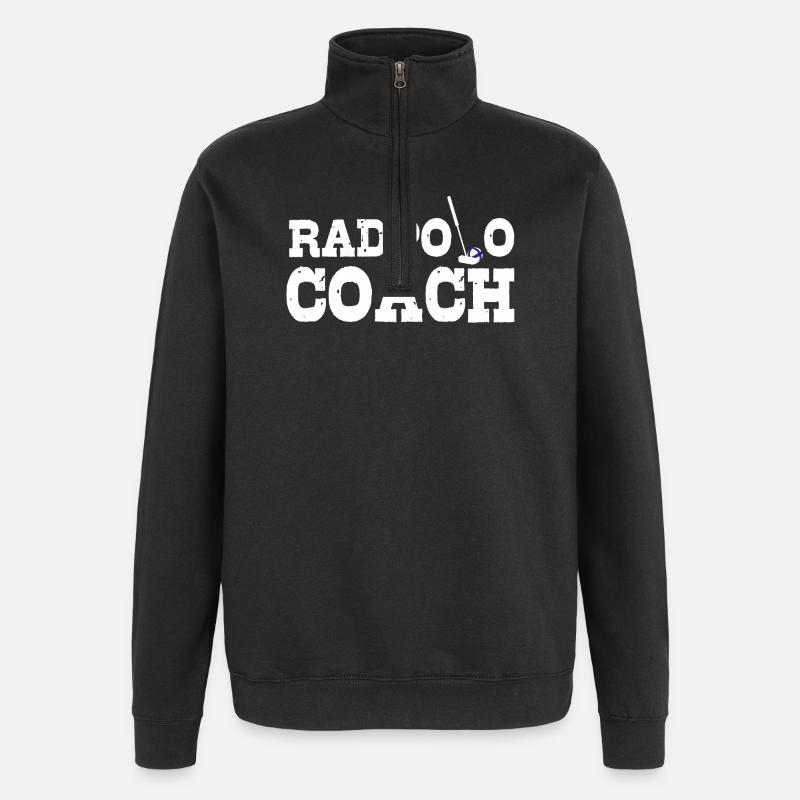 Radpolo Coach  - Quarter-Zip-Sweatshirt - Schwarz