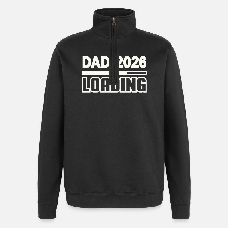 dad_2026_loading- - Sweat à zip 1/4 - noir