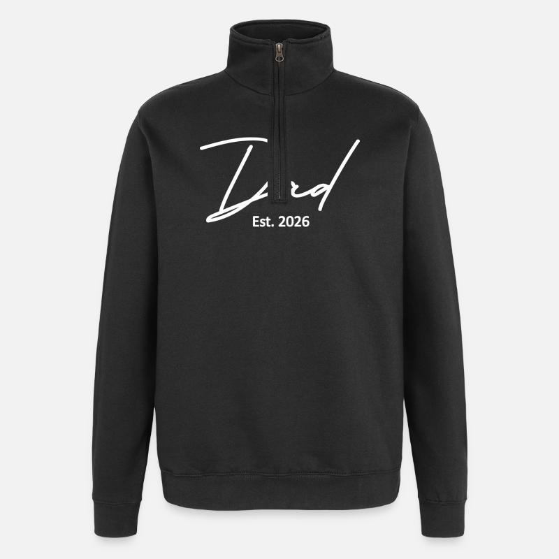 Fondation du père en 2026 - Sweat à zip 1/4 - noir