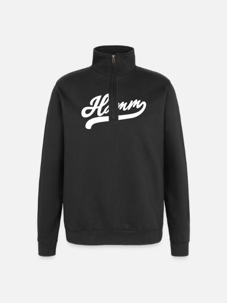 Hamm Retro - Quarter-Zip Sweatshirt - black
