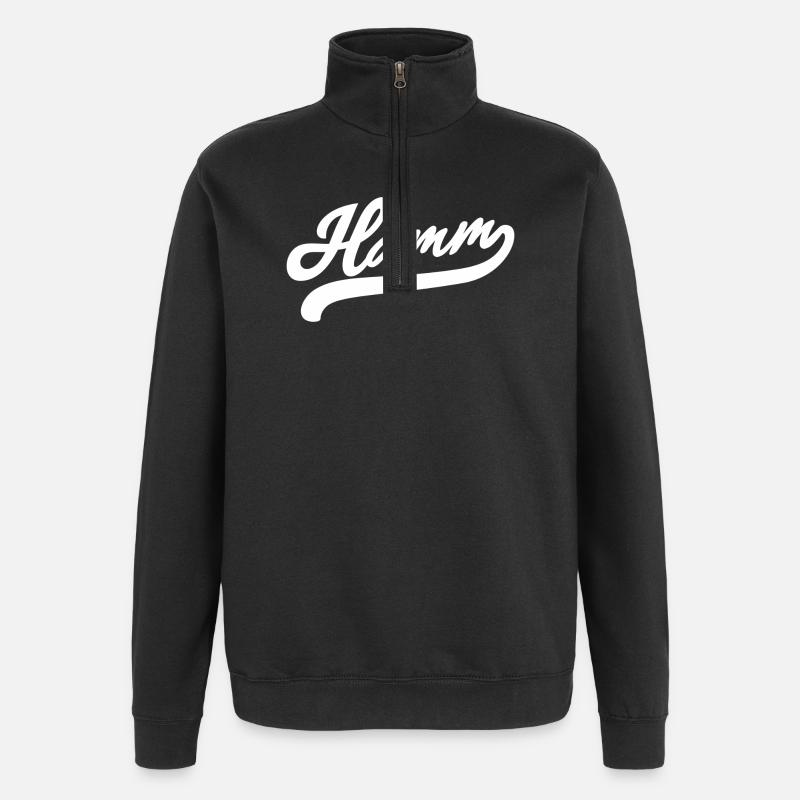 Hamm Retro - Quarter-Zip Sweatshirt - black