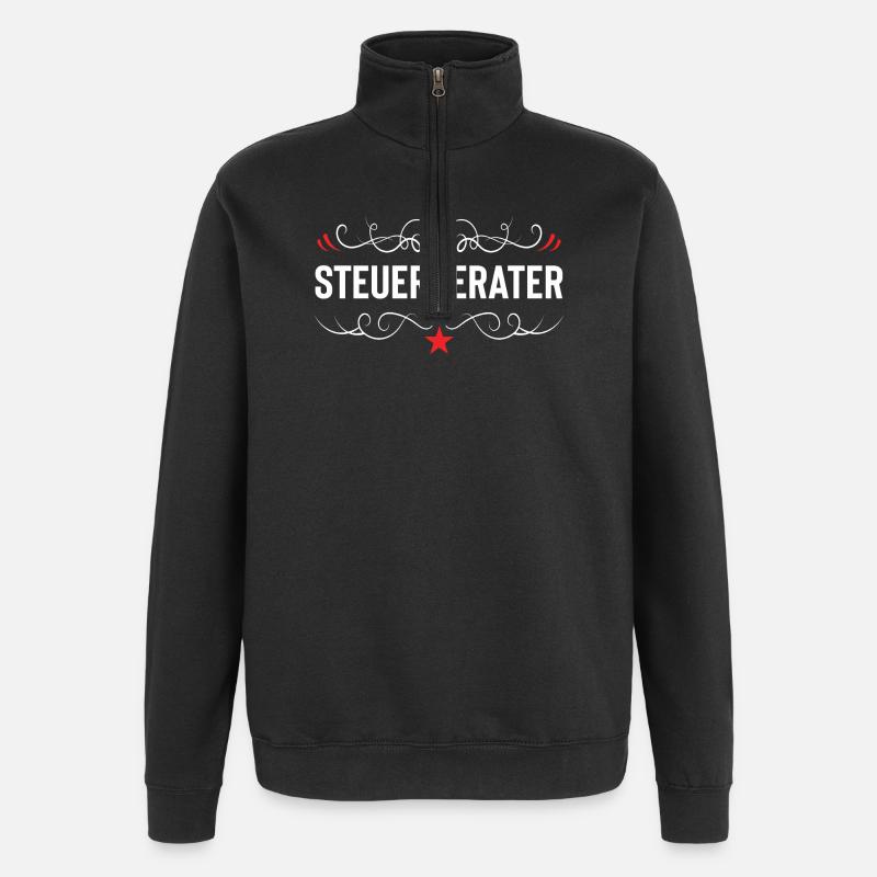 Steuerberater Beruf - Quarter-Zip-Sweatshirt - Schwarz