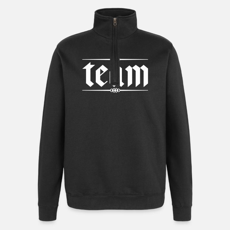 Team - Quarter-Zip Sweatshirt - black