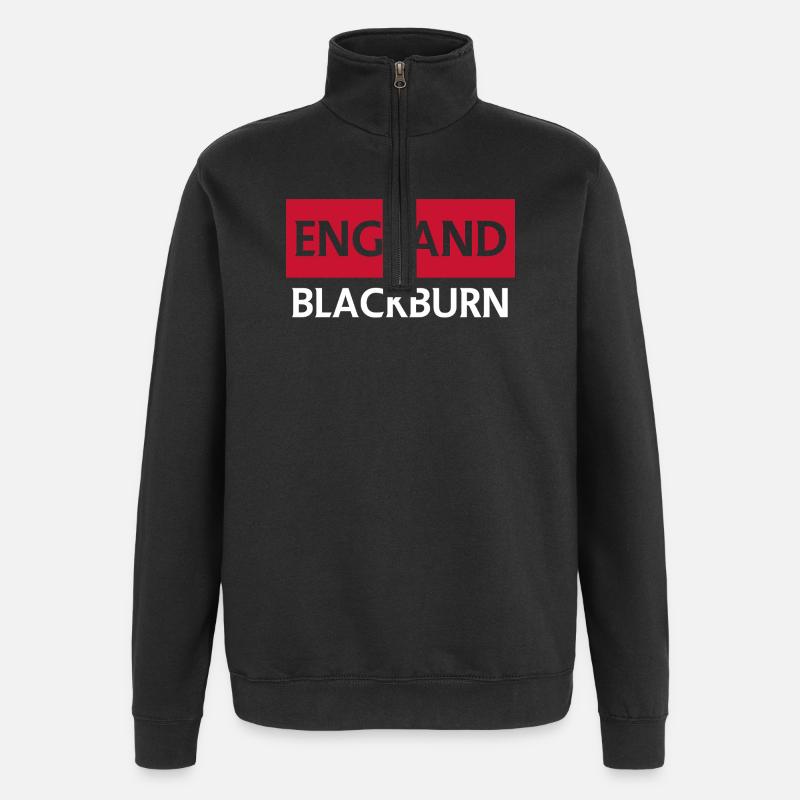 Conception de l’emblème de l’Angleterre Blackburn - Sweat à zip 1/4 - noir