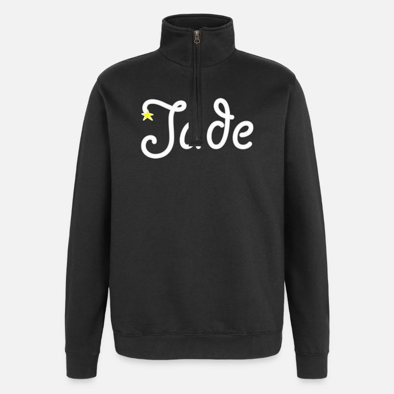 Jade - Sweat à zip 1/4 - noir