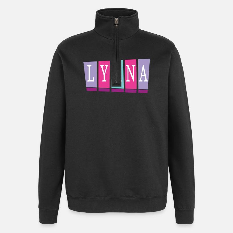 Lyana - Sweat à zip 1/4 - noir
