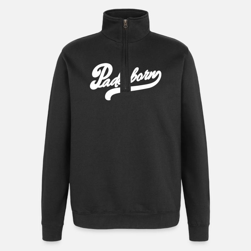 Paderborn Retro - Quarter-Zip Sweatshirt - black